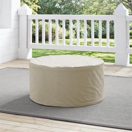 CROSLEY Outdoor Catalina Round Table Furniture Cover; Tan CO7508-TA